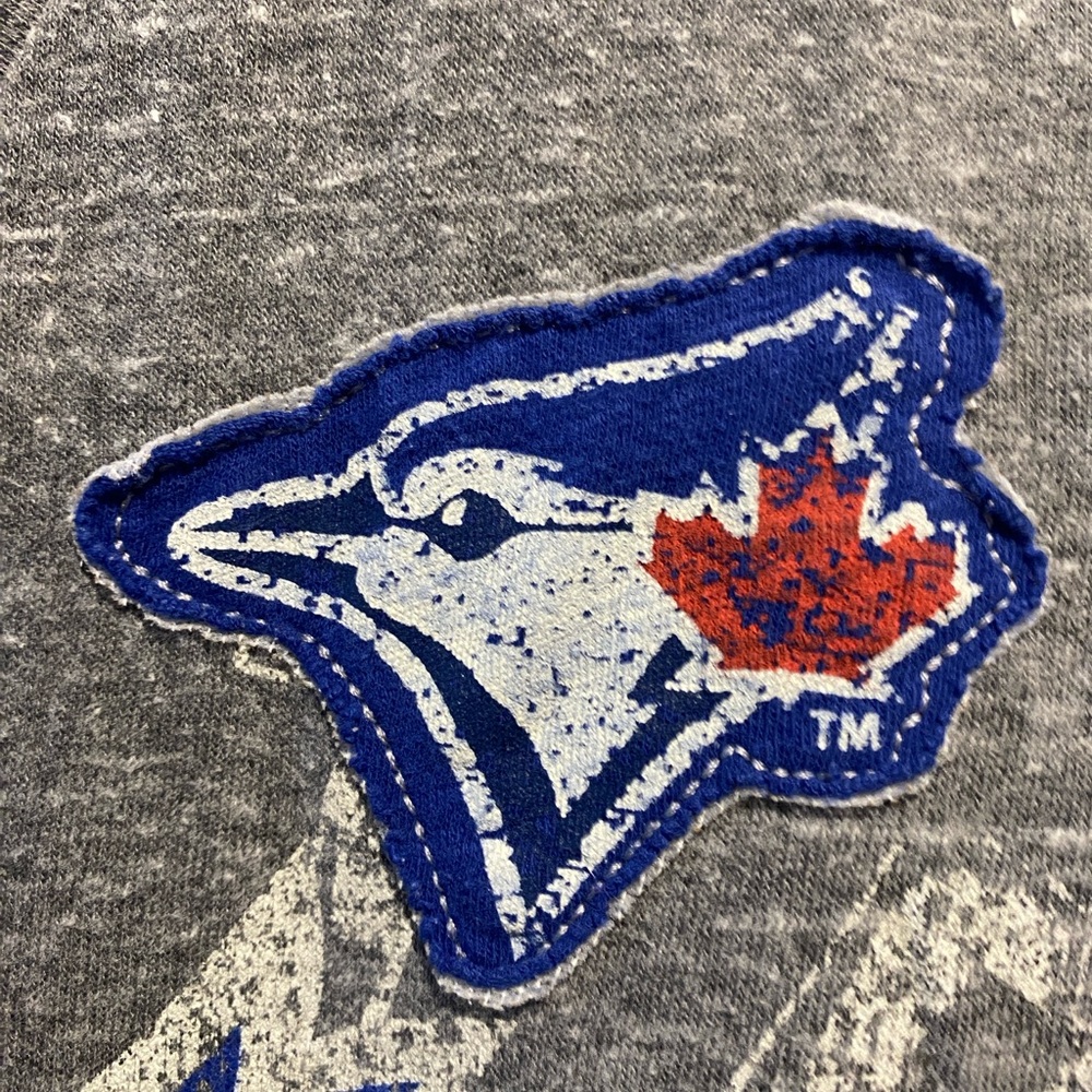 Toronto Blue Jays Gray V-Neck T-Shirt - Picture 3 of 5